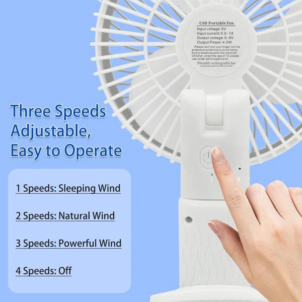 CoolMate | USB Foldable Desktop Fan | (Random Color)