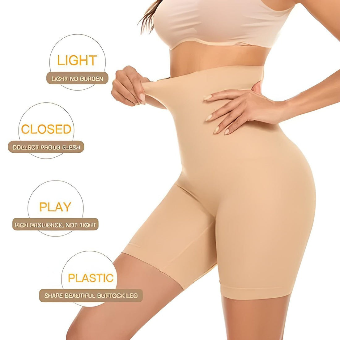 High Waist Slimming Body Shaper (Random Color)
