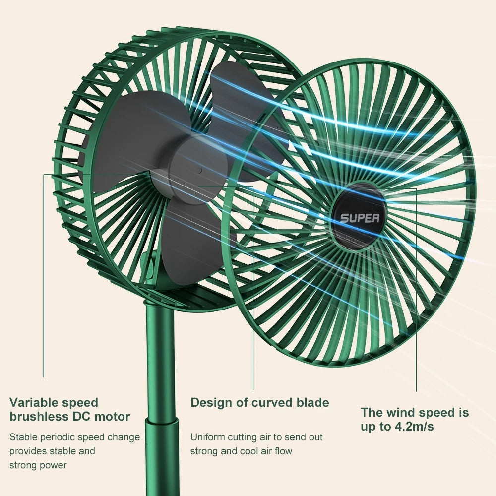 CoolMate | USB Foldable Desktop Fan | Dune Delights (Random Color)